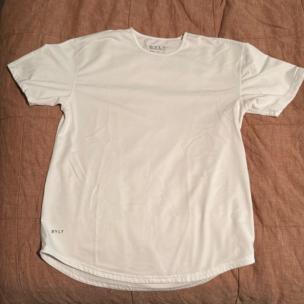 Bylt Basics drop short sleeve Bylt blend Size XL Color White